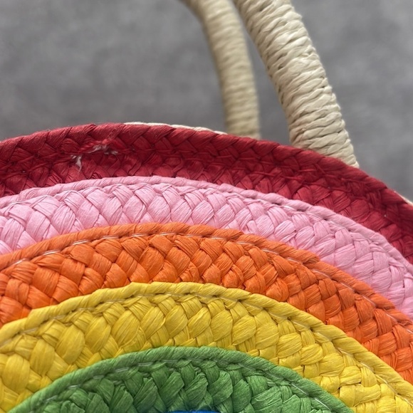 Rainbow Cross body bag mini zip fringe purse new with tag Target Pride Size Mini - Picture 3 of 13